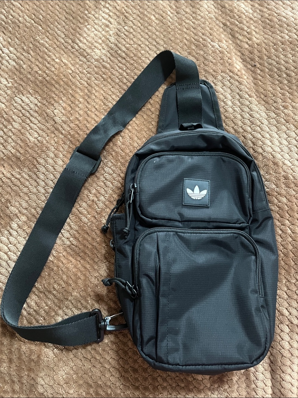 adidas Black Unisex Sling Crossbody Bag